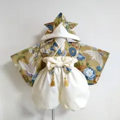 ベビー袴　70-80cm　ハンドメイド　お食い初め　百日祝い　初節句