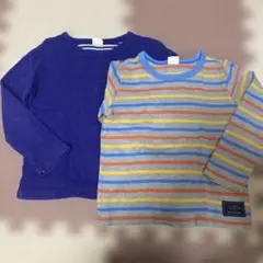 moujonjon 長袖カットソー 2枚セット　日本製　綿100%