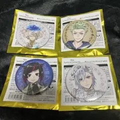 ツイステ　缶バッジ　シルバー&オルト&セベク&リリア