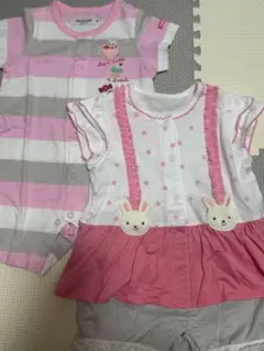 ミキハウス　ロンパース　夏用 70サイズ