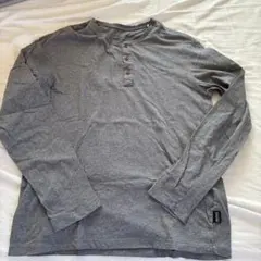 Patagonia M ヘンリーネック　カットソー　グレー