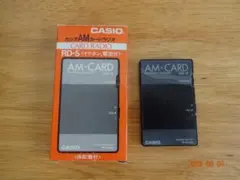 CASIO AMカードラジオ RD-5 【動作未確認】のサムネイル