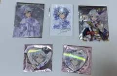 プリパラ 推しちゃれ グリッターハート缶バッジ アクリルカード ひびき