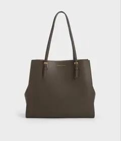 Sansa サンサ クラシックダブルハンドルトートバッグ - ノワール Sansa サンサ クラシックダブルハンドルトートバッグ - ノワール