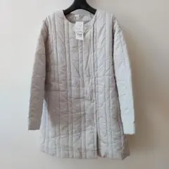 新品タグ付き中綿キルティングコート Mサイズ