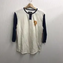 Brixton 七分袖カットソー クリーム/ネイビーのサムネイル