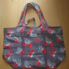 KALDI いちご柄 エコバッグ
