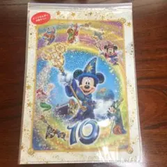 【ディズニーシー 10周年 クリアホルダー8枚セット】