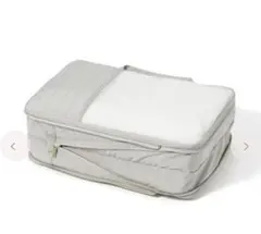 Francfranc キルティング圧縮オーガナイザー　グレー　M