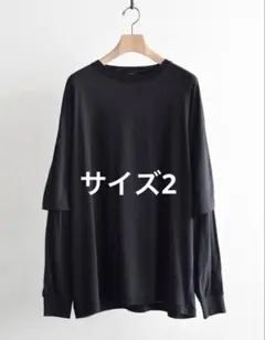 COMOLI 26AW THINコットンレイヤードTシャツのサムネイル