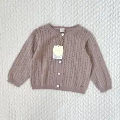 未使用タグ付き ベビー 長袖 カーディガン レース 女の子 95 バースデイ