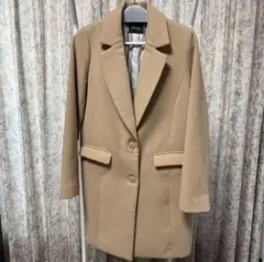 one way ベージュ チェスターコート Mサイズ アウター コート