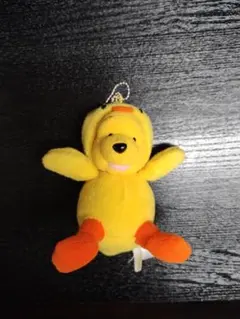 プーさん キーホルダー イエロー 約10cm