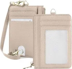 パスケース 定期入れ レディース カードホルダー アプリコット 通勤 通学