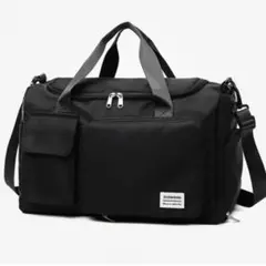 新品 未使用　軽量 大容量 ボストンバッグ ブラック旅行バッグ