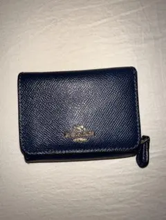 COACH ネイビー 三つ折り財布のサムネイル