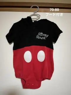 バースデイ ミッキーマウス ロンパース70-80cm