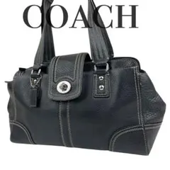 美品　COACH 13961 ハンプトンズ キャリーオール レザー トートバッグ