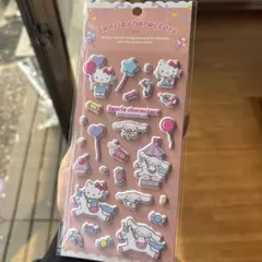 サンリオ　マシュマロシール　海外限定　正規品　キティちゃん　シナモロール