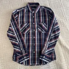 ナノユニバース　ネルシャツ　チェックシャツ