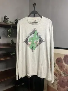 90s FRUITS　サボテン　デザイン　アート XL