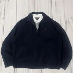 90s Polo Ralph Lauren スイングトップ 三角タグ紺Y2K