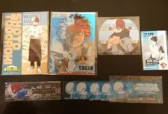 ヒロアカ　轟焦凍　レンチキュラー絵はがき　羊羹しおり　ジャンプショップ　タワレコ