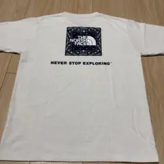 THE NORTH FACE バンダナ風Tシャツ ホワイト