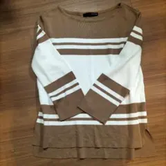 22 OCTOBRE ストライプ 長袖トップス