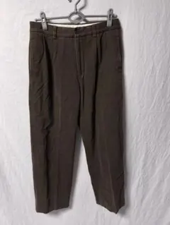 Brooks Brothers スラックス ツイルパンツ ブラウン メンズ M
