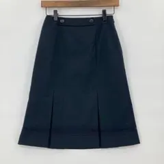 ESPIÉ エスピエ ネイビー ひざ丈スカートのサムネイル