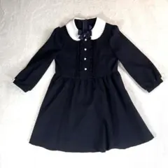 CHOPIN deux 120 フォーマルワンピース ネイビー 入学式 卒園式