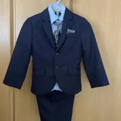 フォーマルスーツ ネイビー 5点セット