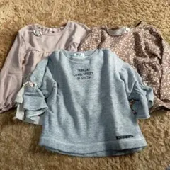 秋冬まとめ売り ☆女児トップス 100 3枚セット