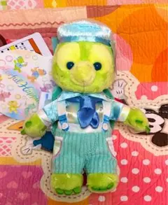 ダッフィー20周年　カラフルハピネス　オルメル　ぬいぐるみバッジ