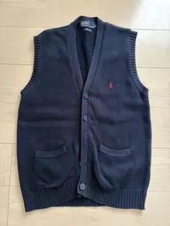 Polo by Ralph Lauren ネイビー ニットベスト M