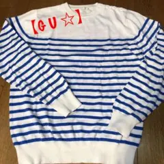 ☆G U ☆ボーダーニット セーター　M