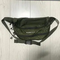 mont-bell ボディバッグ　ウエストポーチ　グリーン
