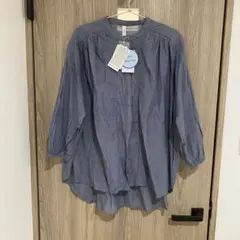 新品　lupilienレディースコットンシャツ　バルーン袖　フリーサイズのサムネイル