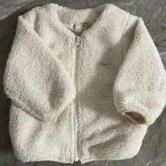 プティマイン　ボアジャケット　80cm ホワイト