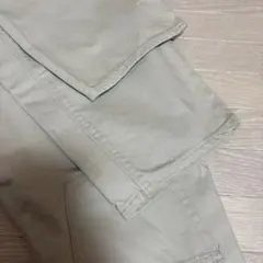 【美品】ジーユー レディースコクーン デニムパンツ M ライトグリーン