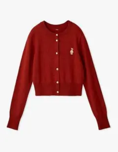 Lily Brown Lily Bearコンパクトニットカーデ
