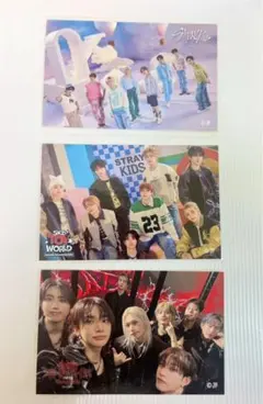 straykidsスキズ くじステッカー 集合3枚セット