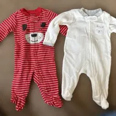 carter's ベビーロンパース2枚組