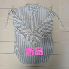 もりのがっこう　ストライプデザイン長袖シャツ Fサイズ
