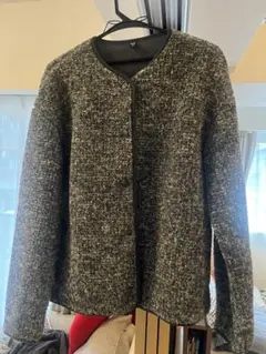 UNIQLO ノーカラージャケット フリース XLサイズのサムネイル