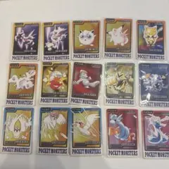 ポケモンカードダス バンプレスト 15枚まとめ売りセット ゲンガー等 ポケモンカードダス バンプレスト 15枚まとめ売りセット ゲンガー等