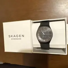 （説明書　箱付き）SKAGEN アナログ腕時計 ブラックのサムネイル