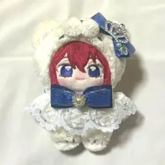 ぬい服 いつぬい ぬいぐるみ用 リボン 青 王冠