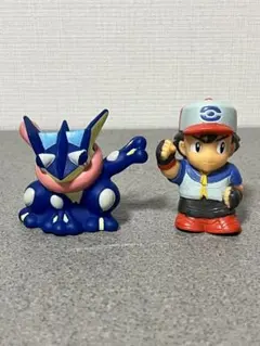 ポケモンキッズ　指人形　ゲッコウガ　サトシ　セット　ポケモン